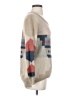 Maison Scotch Chevron-herringbone Tan Pullover Sweater Size Sm (1) - photo 4