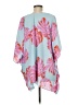 Buddy Love 100% Polyester Tropical Blue Kimono Size M - photo 2