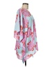 Buddy Love 100% Polyester Tropical Blue Kimono Size M - photo 4