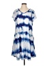 Jen & Co Tie-dye Blue Casual Dress Size L - photo 1