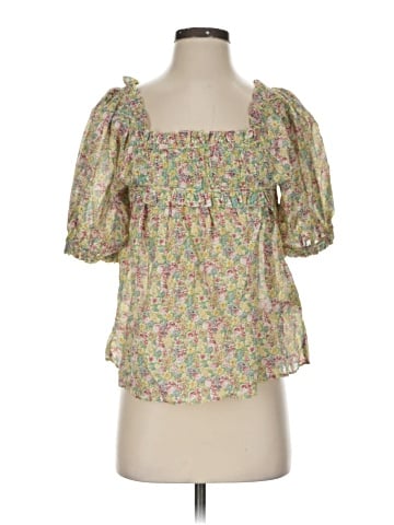 Elie Tahari Short Sleeve Blouse (view 1)