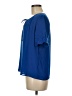 Naked Zebra 100% Polyester Blue Short Sleeve Blouse Size M - photo 5