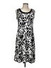 Studio 1 Graphic Gray Casual Dress Size 12 (petite) - photo 1