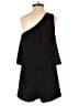 Plumberry Solid Black Romper Size XS - photo 2