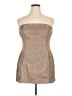SLA The Label Metallic Brown Cocktail Dress Size XL - photo 1