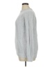 Brandy Melville 100% Cotton Solid Silver Pullover Sweater Size 1X (estimated) - photo 5