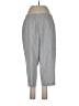 Nikki 100% Polyester Solid Gray Casual Pants Size L - photo 2