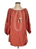 Flying Tomato 100% Rayon Orange 3/4 Sleeve Blouse Size S - photo 1