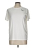 Nike 100% Polyester Ivory Active T-Shirt Size L - photo 1