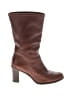 A.P.C. 100% Leather Brown Boots Size EU 37 - photo 1