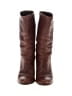 A.P.C. 100% Leather Brown Boots Size EU 37 - photo 2