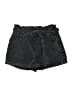 TGLA 100% Cotton Black Denim Shorts Size S - photo 1