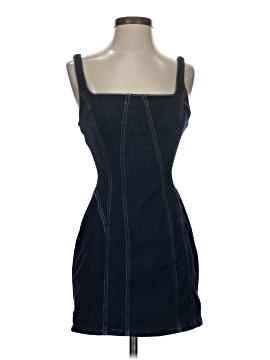 princess polly baby blue dress NWT ZARA TRF FITTED DENIM DRESS XL (16-18) main image 1
