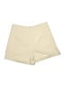 Shein 100% Polyester Solid Ivory Shorts Size 12 - photo 2