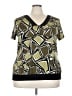Susan Lawrence Green Short Sleeve Top Size 3X - photo 1