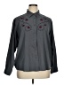 White Stag Gray Long Sleeve Button-Down Shirt Size XL - photo 1