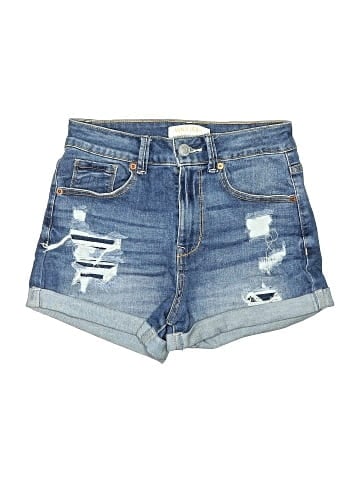 Wax Jean Denim Shorts (view 1)