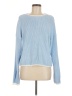 Rielle Blue Pullover Sweater Size M - photo 1