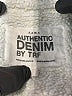 Zara TRF 100% Polyester Blue Denim Jacket Size S - photo 6
