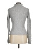 B. Moss Silver Turtleneck Sweater Size M - photo 2