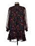CeCe 100% Polyester Floral Black Casual Dress Size M - photo 1