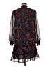 CeCe 100% Polyester Floral Black Casual Dress Size M - photo 2