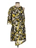 Robert Rodriguez 100% Polyester Print Yellow Cocktail Dress Size 4 - photo 1