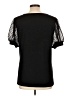 Unbranded Black Short Sleeve Top Size L - photo 2