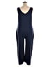 Ekouaer Solid Blue Jumpsuit Size XL - photo 2