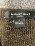 August Silk Solid Brown Cardigan Size S - photo 7