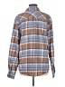 Alpine Design Plaid Brown Long Sleeve Button-Down Shirt Size M - photo 2