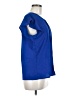 Assorted Brands Blue Short Sleeve Blouse Size M - photo 4