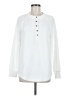 Pretty Garden Ivory Long Sleeve Henley Size M - photo 1