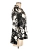 Cato 100% Polyester Black 3/4 Sleeve Blouse Size M - photo 4