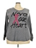 Lane Bryant Gray Long Sleeve Top Size 22 - 24 Plus - photo 1