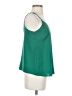 ASOS 100% Polyester Green Sleeveless Blouse Size 4 - photo 4