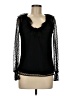 J.Crew 100% Polyamide Black Long Sleeve Blouse Size M (estimated) - photo 1