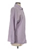 Unbranded 100% Polyester Houndstooth Purple Long Sleeve Blouse Size S - photo 4