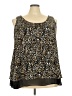 Cato 100% Polyester Black Sleeveless Blouse Size 24W - photo 1