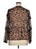 Knox Rose Brown Long Sleeve Blouse Size XL - photo 2
