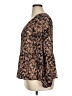 Knox Rose Brown Long Sleeve Blouse Size XL - photo 5