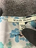 Black Rainn 100% Polyester Floral Ivory Long Sleeve Blouse Size XL - photo 7