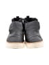 TOMS 100% Leather Snake Print Solid Black Ankle Boots Size 11 - photo 2