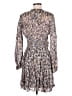 Maje 100% Polyester Paisley Brown Casual Dress Size EU (FR) 40 / US 8 - photo 2