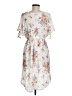 Torrid 100% Rayon Floral White Gray Casual Dress Size Med Plus (00) - photo 2