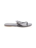 J. McLaughlin Silver Blue Sandals Size 10 - photo 1