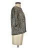 Joie Animal Print Gray 3/4 Sleeve Blouse Size XS - photo 4