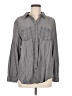Terre Bleue 100% Lyocell Gray Long Sleeve Button-Down Shirt Size M - photo 1