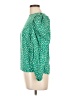 River Island Green Long Sleeve Blouse Size 10 - photo 5
