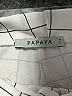 Papaya Checkered-gingham Ivory Shorts Size 25 waist (estimated) - photo 3